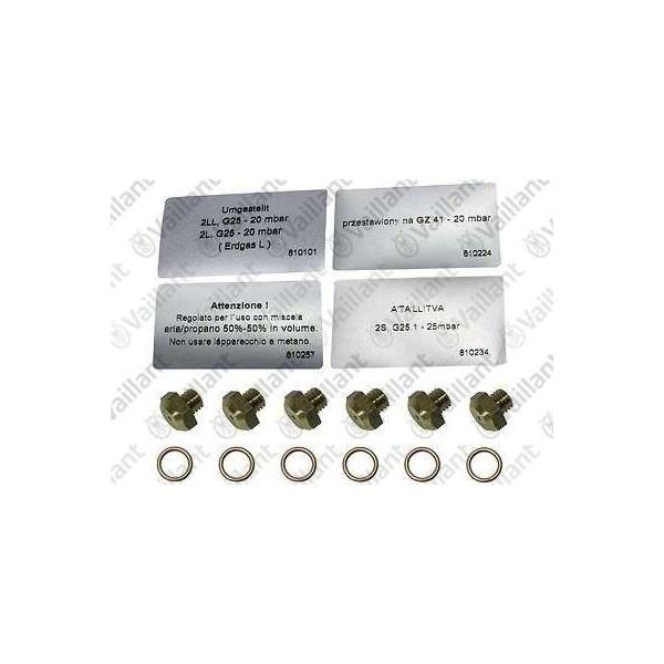 SET UGELLI DI BRUCIATORE (6X D 1,73)...
